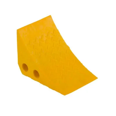 Vestil PWC-Y Recycled Polypropylene Plastic Wheel Chock