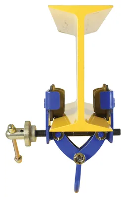 Vestil QIT-03 i beam trolley shown from an alternate angle