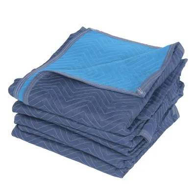 Vestil QPC-7280-VP-4PK Polyester/Cotton Heavy Duty Quilted Moving Pads