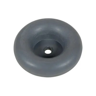 Vestil RB-1 Thermoplastic Rubber Corner/Surface Guard Round Bumper