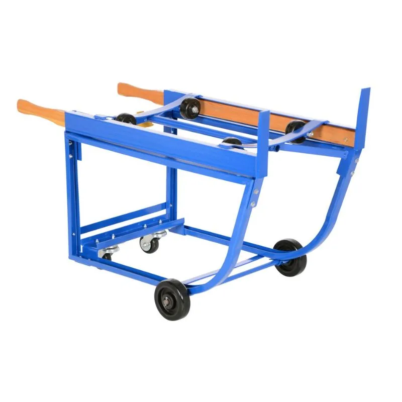 Vestil RDC-1000-5PO Steel Rotating Drum Cart with Polyolefin Wheels