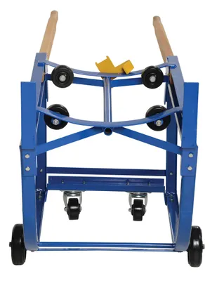 Vestil RDC-1000-5PU Steel Rotating Drum Cart with Polyurethane On Steel Wheels 2