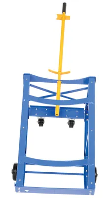 Vestil RDC-60-5-PU Steel Economy Rotating Drum Cart with Polyurethane Wheels 2