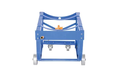 Vestil RDC-60-5-SS Steel Economy Rotating Drum Cart with Steel Wheels 2