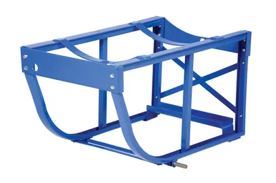 Vestil RDC-60-NC Steel Economy Rotating Drum Cart 1