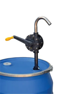 Vestil RP-90RT drum pump shown from an alternate angle