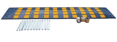 Vestil RSH-108-24-A Rubber Speed Hump Asphalt Hardware 2