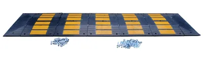 Vestil RSH-120-36-C Rubber Speed Hump Concrete Hardware 2