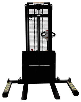 Vestil S-101-AA-DM pallet stacker shown from an alternate angle