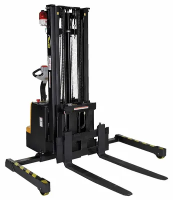 Vestil S-118-AA-FR pallet stacker shown from an alternate angle