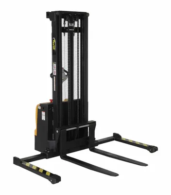 Vestil S-125-AA-DM pallet stacker shown from an alternate angle