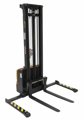 Vestil S-150-AA-DM pallet stacker shown from an alternate angle