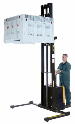 Vestil S-150-AA pallet stacker shown from an alternate angle