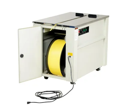 Vestil S-2001 strapping dispenser shown from an alternate angle