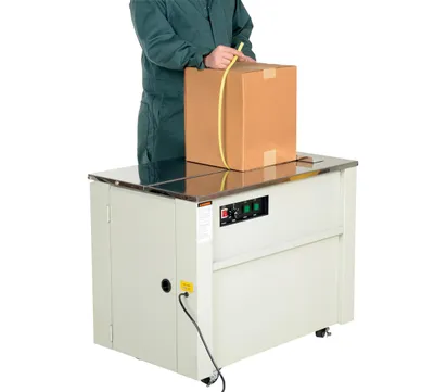 Vestil S-2001 strapping dispenser shown from an alternate angle