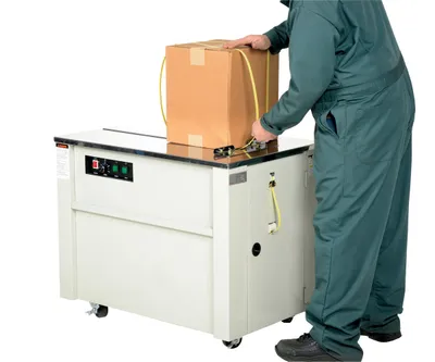 Vestil S-2001 strapping dispenser shown from an alternate angle