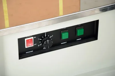 Vestil S-2001 strapping dispenser shown from an alternate angle