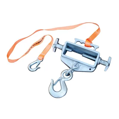 Vestil S-FORK-4/6-RL Steel Hoist Single Hook Rigid Latch