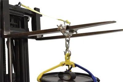 Vestil S-FORK-4/6-SL forklift attachment shown from an alternate angle