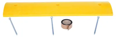 Vestil SBDA-48 Plastic Speed Bump Asphalt Hardware 2