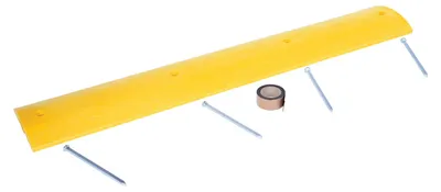 Vestil SBDA-72 Plastic Speed Bump Asphalt Hardware 1