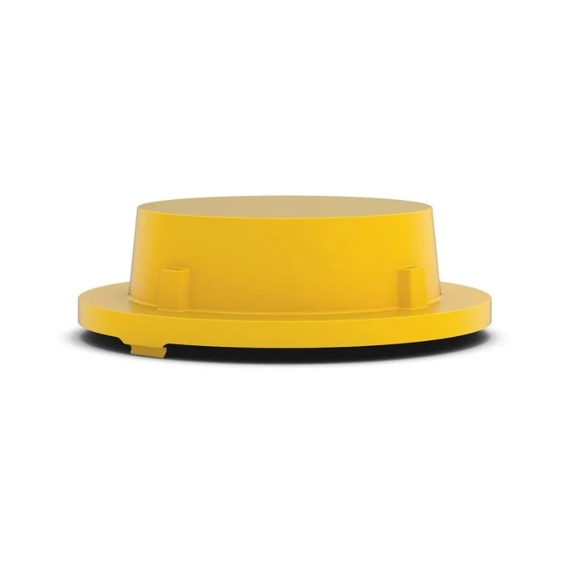 Vestil SCC-65-CVR-YL Low Density Polyethylene Over Pack Drum Containment Cover Yellow