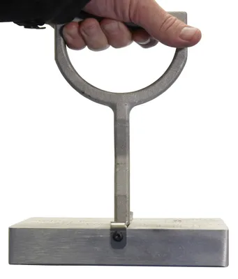 Vestil SHEET-200 industrial magnets​ shown from an alternate angle