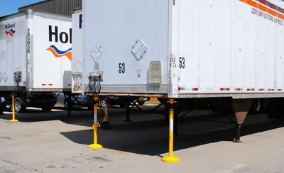 Vestil SJ-35 trailer jack shown from an alternate angle
