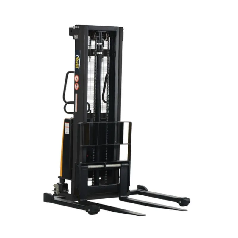 Vestil SL-118-AA Steel Adjustable Stacker with Powered Lift