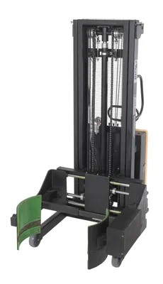 Vestil SL-118-PDGR drum handling equipment shown from an alternate angle