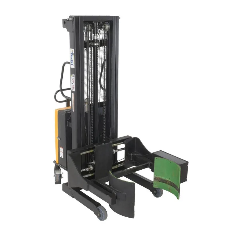 Vestil SL-118-PDGR Steel Semi Electric Drum GripperRotator Stacker