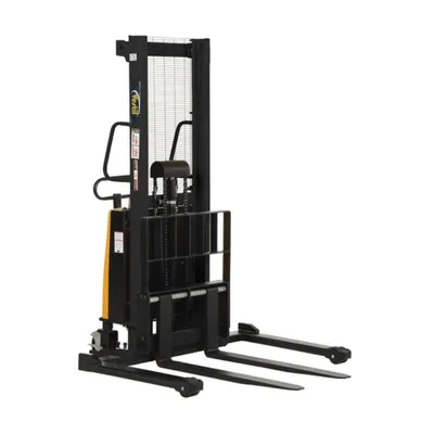 Vestil SL-63-AA Steel Adjustable Stacker with Powered Lift
