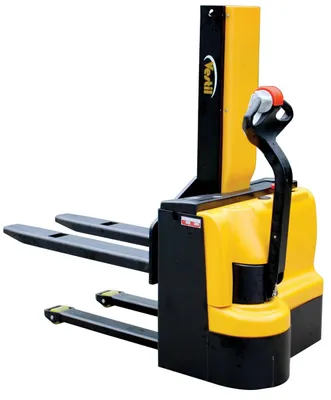 Vestil SNM3-43-FF-21 pallet stacker shown from an alternate angle