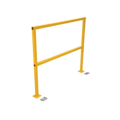 Vestil SQ-48-HWR Steel Safety Handrail with Hardware