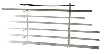 Vestil SR-WM Steel Wall Mounted Material Rack