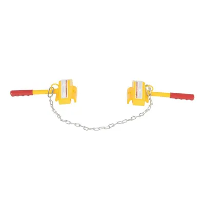 Vestil SRC/SRC Steel Single Rail Chock with Single Rail Chock