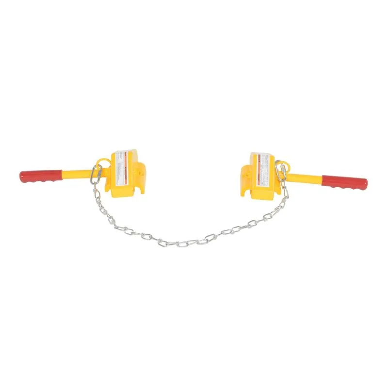 Vestil SRCSRC Steel Single Rail Chock with Single Rail Chock