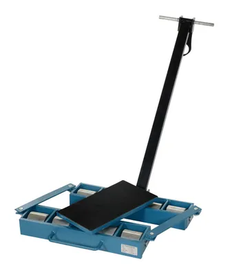 Vestil SSKT-12 Steel Machinery Skates 8 Nylon Rollers 12 Ton Static Capacity