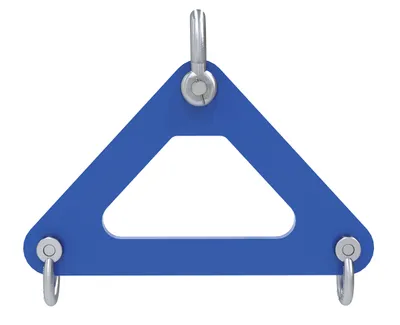 Vestil SSLP-200-2 hoists and crane shown from an alternate angle