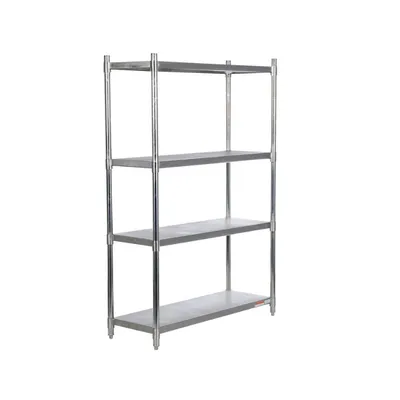 Vestil SSS-1848 Stainless Steel Shelving 600 Lb. Capacity Brushed