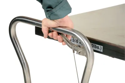 Vestil SSSC-1000 manual lift table shown from an alternate angle