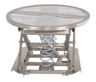 Vestil SST-45-PSS pallet positioner shown from an alternate angle