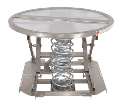 Vestil SST-45-PSS pallet positioner shown from an alternate angle