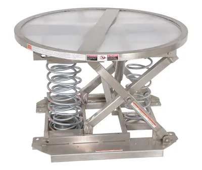 Vestil SST-45-PSS pallet positioner shown from an alternate angle