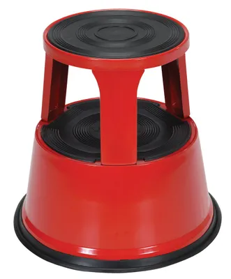 Vestil STEP-17-R Steel Rolling Step Stool 2