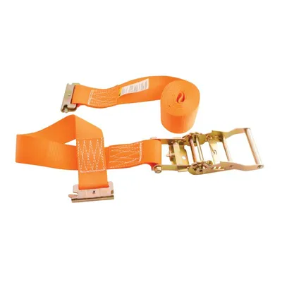 Vestil STRAP-12-RE Polyester Ratcheting Cargo Strap with E-Clip