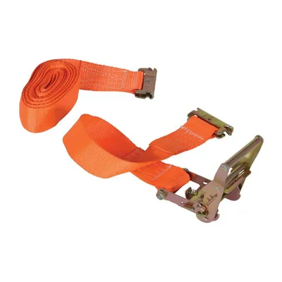 Vestil STRAP-16-RE Polyester Ratcheting Cargo Strap with E-Clip