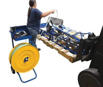 Vestil STRAP-PS-HD Steel Heavy Duty Strapping Cart 8