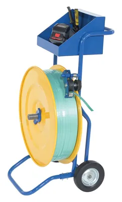 Vestil STRAP-PS-HD Steel Heavy Duty Strapping Cart 7