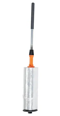 Vestil SW-HAND-WS stretch wrapping shown from an alternate angle